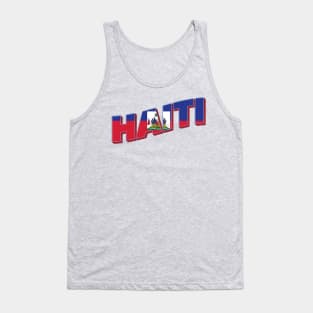 Haiti Vintage style retro souvenir Tank Top